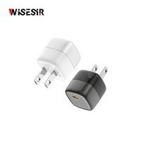 Chargeur rapide OEM 20W GaN PD3.0 avec protection OTP/OVP pour téléphones Android 15/14, adaptateur secteur Type-C