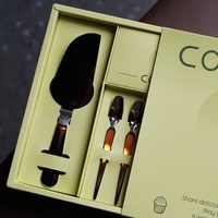 Ensemble de couverts jetables biodégradables pour gâteaux avec fourchettes à dessert, assiettes, bougies et chapeaux d'anniversaire pour fête