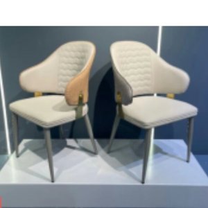 Chaise de bureau en cuir moderne et confortable 37791-D240 - Product Image 2
