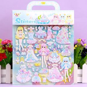 Pegatinas 3D de Espuma para Niños, Lindas, de Dibujos Animados, Hechas a Mano, Decorativas, con Efecto Hinchado, para Juegos de Cambiar de <span class=keywords><strong>Ropa</strong></span>, Pegatinas 3D de Dibujos Animados - Product Image 6
