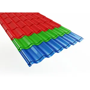 Transparent Colour Coated Metal Shingles Iron Roofing Steel Sheets