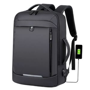 RTS Bulk Mixed Order Men's Business <b>Laptop</b> <b>Backpack</b> with USB Charger Oxford Fabric Waterproof Zipper Customizable <b>Backpack</b> - Product Image 2