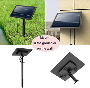 Aérateur de bassin à poissons solaire 8W, pompe à air silencieuse, 3 modes de fonctionnement, 2 pierres à bulles, système d'oxygénation, utilisation en hydroponie - Product Image 3