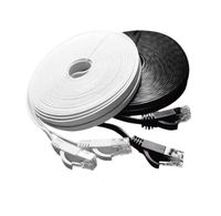 Kabel Jaringan Flat 0.3-50m Rj45 Utp Ftp Cat5e Cat6 Cat7 Cat 7 Cat8 Cat 8 Kabel Ethernet Kabel Lan Kabel Patch Cord Cat 6