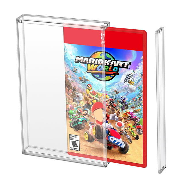 For Switch 2 Acrylic Game Card Case High Transparency Display Storage Box for Switch