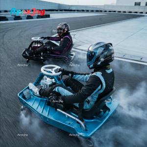 ApexJoy Drift F1 Pro Edición LED Negra, Kart Eléctrico de 500W, Giro de 360°, 40% de Eficiencia sin Esfuerzo, Barra FEC, Alquiler B2B, Venta al por Mayor Directa de Fábrica - Product Image 3