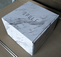 Boîte d'expédition en carton ondulé personnalisée à faible MOQ avec logo imprimé pour cosmétiques, recyclable, pour envoi aérien