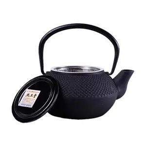 Chaleira de chá de esmalte chinês personalizada, chaleira de chá tetsubin japonesa, bule de ferro fundido