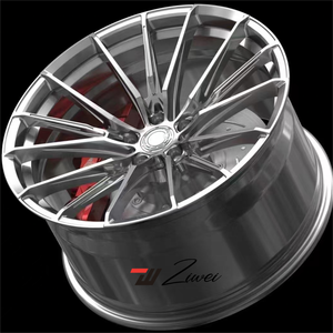 Ruedas de coche de pasajeros con acabado negro cóncavo forjado ZW 5X112 5X120 para BMW M3 M4 M5 <span class=keywords><strong>Mercedes</strong></span> <span class=keywords><strong>Amg</strong></span> Audi Rs 18 19 20 21 22 pulgadas llantas - Product Image 2