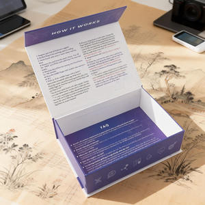 Boîte-cadeau de luxe en forme de livre - Boîte magnétique rigide pour l'électronique - Vente en gros - Product Image 1