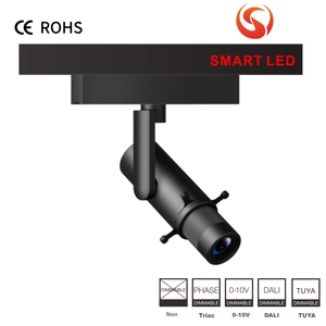 Projecteur LED sur rail mini SMART, orientable et modulable, 10W 20W 30W, corps en aluminium, compatible Triac/Dali, haute CRI, garantie 5 ans - Product Image 4