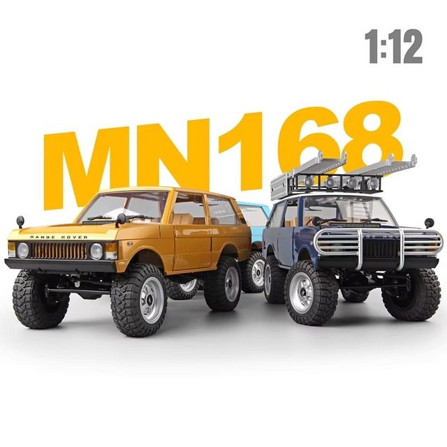 YT MN 168 1/12 Rover Classic 1970 2-Door Modelcar 2.4G 4WD Lights Mud Trail Radio Control RC Crawler Truck RTR Licensed Toy