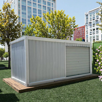 Maison conteneur portable en panneaux sandwich d'acier de 20 et 40 pieds avec un design moderne pour une utilisation dans les écoles, les hôtels, les parcs et les villas