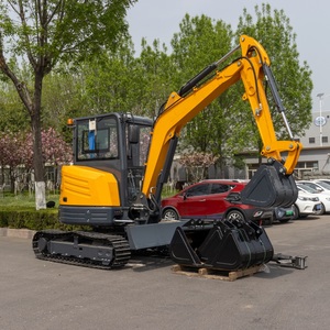 Spedizione Gratuita Mini Escavatore 3.5 Tonnellate CE EURO 5 EPA con Motore Kubota, Escavatore Cingolato Compatto Personalizzato per Uso Domestico - Product Image 6