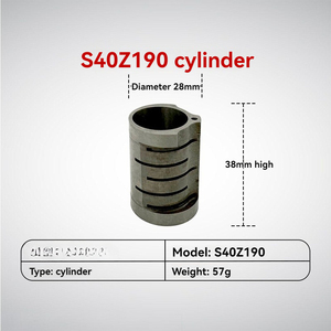 תעשייתי כיתה s40z190 פנאומטי חלקי מטחנת רוטור גליל קדמי & כיסוי אחורי מסבים הכרית - Product Image 6