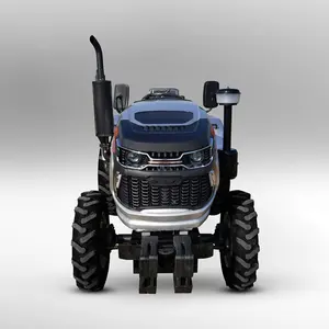 Traktor kecil empat roda 15hp 25hp 30hp untuk pertanian dengan peralatan