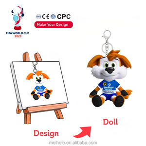 Ce Cpc Sang Trọng Nhà Sản Xuất Tùy Chỉnh Thế Giới 2026 Cup Linh Vật Búp Bê Làm Của Riêng Của Bạn 20Cm Đồ Chơi Plushie Biểu Tượng Tùy Chỉnh Sang Trọng Keychain - Product Image 1
