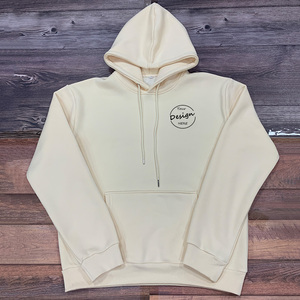 Sweat-shirt à capuche unisexe, taille lourde, écologique, basique, 80% coton, 20% polyester, couleur unie, épaules tombantes sur le devant - Product Image 6