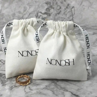 Sac à Cordon en Coton Biologique Éco-responsable, Pochette en Coton, Taille Personnalisée, Logo Personnalisé, Emballage Accepté