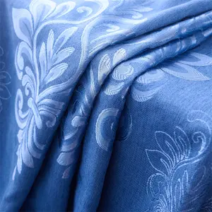 Großhändler Home Textile Luxus benutzer definierte Polyester Jacquard Stoff