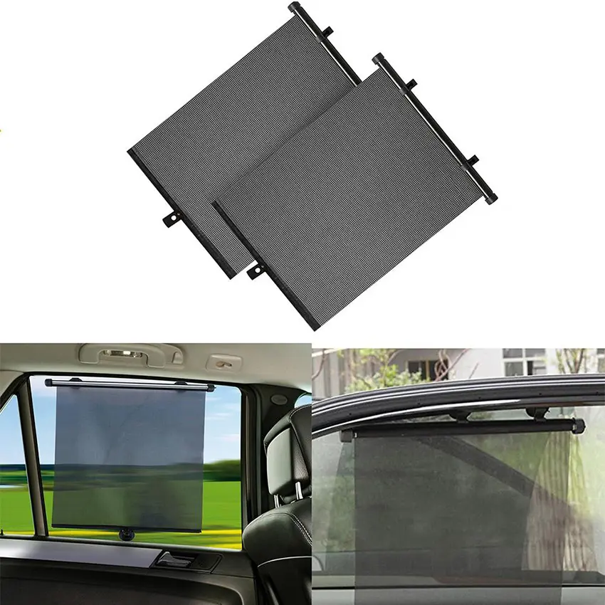 Оптовая продажа, защита экрана на окно, нейлоновая сетка для автомобиля, 40*45 см, солнцезащитный козырек для лобового стекла
