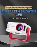 Mini projecteur LED M60, projection 3m, 720P, haut-parleurs intégrés, home cinéma portable