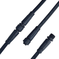 Connecteur PVC AIMEI M10 2 broches pour robinet, lampe LED extérieure, prise mâle et femelle étanche, cordon d'alimentation