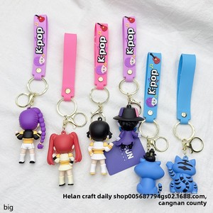 Llavero <span class=keywords><strong>de</strong></span> resina deportivo con diseño <span class=keywords><strong>de</strong></span> dibujos animados del grupo K-pop Witch Hunting Group, muñeco tridimensional con cadena <span class=keywords><strong>de</strong></span> bambú, pequeña caja sorpresa <span class=keywords><strong>de</strong></span> plástico, regalo. - Product Image 3