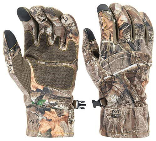 Ngoài Trời Hunter Màn Hình Cảm Ứng Camo Mùa Đông Găng Tay Ấm Áp Ngụy Trang Mens Săn Bắn Găng Tay