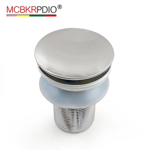 Thiết kế hiện đại pop-up bồn rửa cống Stopper chải Nickel nắp nhỏ tràn cho phòng tắm tàu Vanity bồn rửa bồn tắm pop-up - Product Image 1