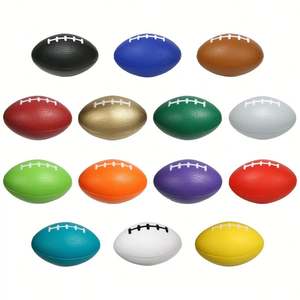 Pelota Antiestrés con Logotipo Personalizado - Juguetes para Apretar con Forma de Fútbol Americano y Rugby, Regalos Promocionales para Eventos Corporativos - Product Image 2