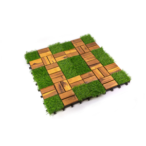 USA Warehouse 2026 Hot Sale Modern Wooden Grass <b>Wall</b> <b>Panel</b> Outdoor Garden Decorative Planting Module for Household Commerce Use - Product Image 5