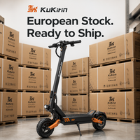 Scooter Eléctrico de 800W con Tracción Trasera KuKirin G2, Doble Suspensión, Todoterreno, para Adultos, con Autonomía de 50km