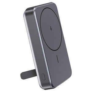 Banco de Energía Inalámbrico Magnético de 10000 mAh - Cargador Portátil de Carga Rápida QC de 22.5 W con Soporte de Aleación de Aluminio y Salida Inalámbrica de 15 W - Product Image 5