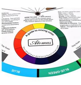2023 Color Wheel Ink Chart giradischi trucco permanente per Amateur Select Color Mix Professional Tattoo Pigments Wheel Swatches - Product Image 5