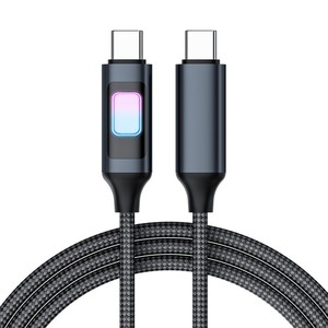 高品质铝合金60W <span class=keywords><strong>USB</strong></span> C快充线 |   耐用长线，适用于笔记本电脑、手机、平板电脑，3 种颜色，1 米 - Product Image 1