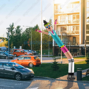 Logo personnalisé Air Dancer Man <span class=keywords><strong>Grand</strong></span> équipement d'amusement publicitaire gonflable <span class=keywords><strong>extérieur</strong></span> avec <span class=keywords><strong>animation</strong></span> Sky Dancer - Product Image 4