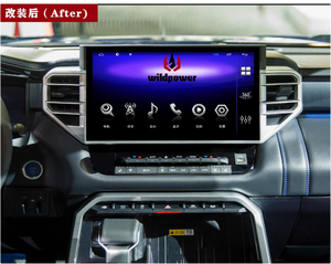 Pantalla de 13.3 Pulgadas para Toyota Tundra, Actualización de Gama Baja a Alta, Reproductor Multimedia con Navegación GPS <span class=keywords><strong>2022</strong></span>, Pantalla de Video, Estéreo para Auto - Product Image 3