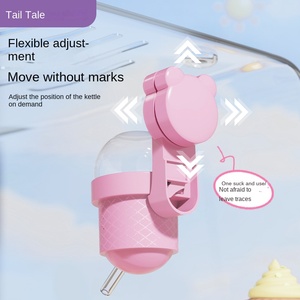 Water Cute Ice-cream Mute Leakproof Vacuum <b>Bottle</b> with Magnetic Holder for Dwarf Hamster Gerbils <b>Small</b> Animal - Product Image 4
