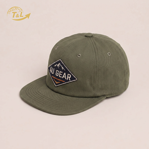 Gorras 4U Personalizadas con Visera Inferior, Gorra de 6 Paneles con Cierre a Presión, Gorras con Logotipo Bordado en 3D Personalizado, Gorras con Cierre a Presión para Hombre - Product Image 1