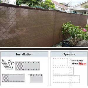 Filet d'ombrage HDPE 100% Filets en plastique Garde-corps de balcon Écran de confidentialité Filet de balcon - Product Image 3