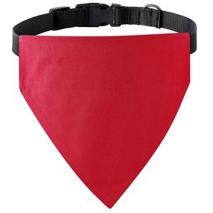 Tanpopo venta al por mayor logotipo personalizado mascota perro Bandana <span class=keywords><strong>Collar</strong></span> precio de fábrica rojo de lujo en blanco liso DIY oferta <span class=keywords><strong>Collar</strong></span> de nailon para perros - Product Image 4
