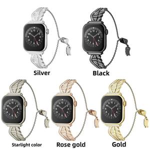 Bracelet en alliage de diamant tendance pour Apple Watch Series 1-9 Ultra 49mm SE 44mm 42mm - Product Image 3