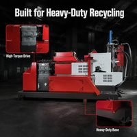 Granulateur à anneau d'eau PB140-140 pour recyclage PE PP, production de 300-350 kg/h