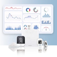 Appareil de télémédecine prénatale TRANSTEK pour la grossesse, tensiomètre intelligent Bluetooth à domicile, tensiomètre électrique réglable