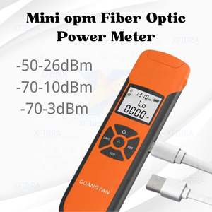 Fibra ottica strumento Kit Tester ottico misuratore di potenza Mini OPM -70-+ 6dbm VFL 5 ~ 60MW localizzatore di guasti visivi
