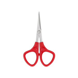 Ciseaux de bureau en acier inoxydable, manche rouge, longueur 104mm, pour la découpe du papier, artisanat, bricolage, usage domestique - Product Image 4
