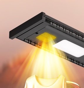 Balcony intelligent LED lighting automatic telescopic lifting household electric <b>drying</b> <b>rack</b> - Product Image 5