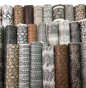 Thằn Lằn Phổ Biến Rắn Da Mô Hình PU/PVC In Faux Da Vải Tổng Hợp Da Rắn Vải Cho Túi Xách, Giày Dép - Product Image 1