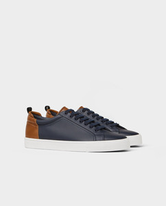 Custom Logo Black Breathable Leather Fashion <strong>Shoe</strong> Zapatillas Brand Sport Casual Sneakers Mens <strong>Shoes</strong> - Product Image 4
